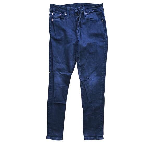 American Eagle Men’s Black AirFlex Athletic Skinny Jeans 28x28 Edgy Skater Fall - Picture 2 of 6